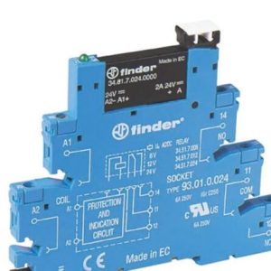 ماژول رله SSR پی‌ال‌سی 24VDC به 24VDC یک باز 2 آمپر فیندر مدل 38.81.7.024.9024
